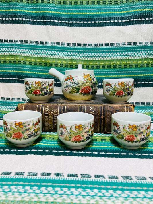 Vintage 1950s Shaddy Mino China 6 Piece Tea Set