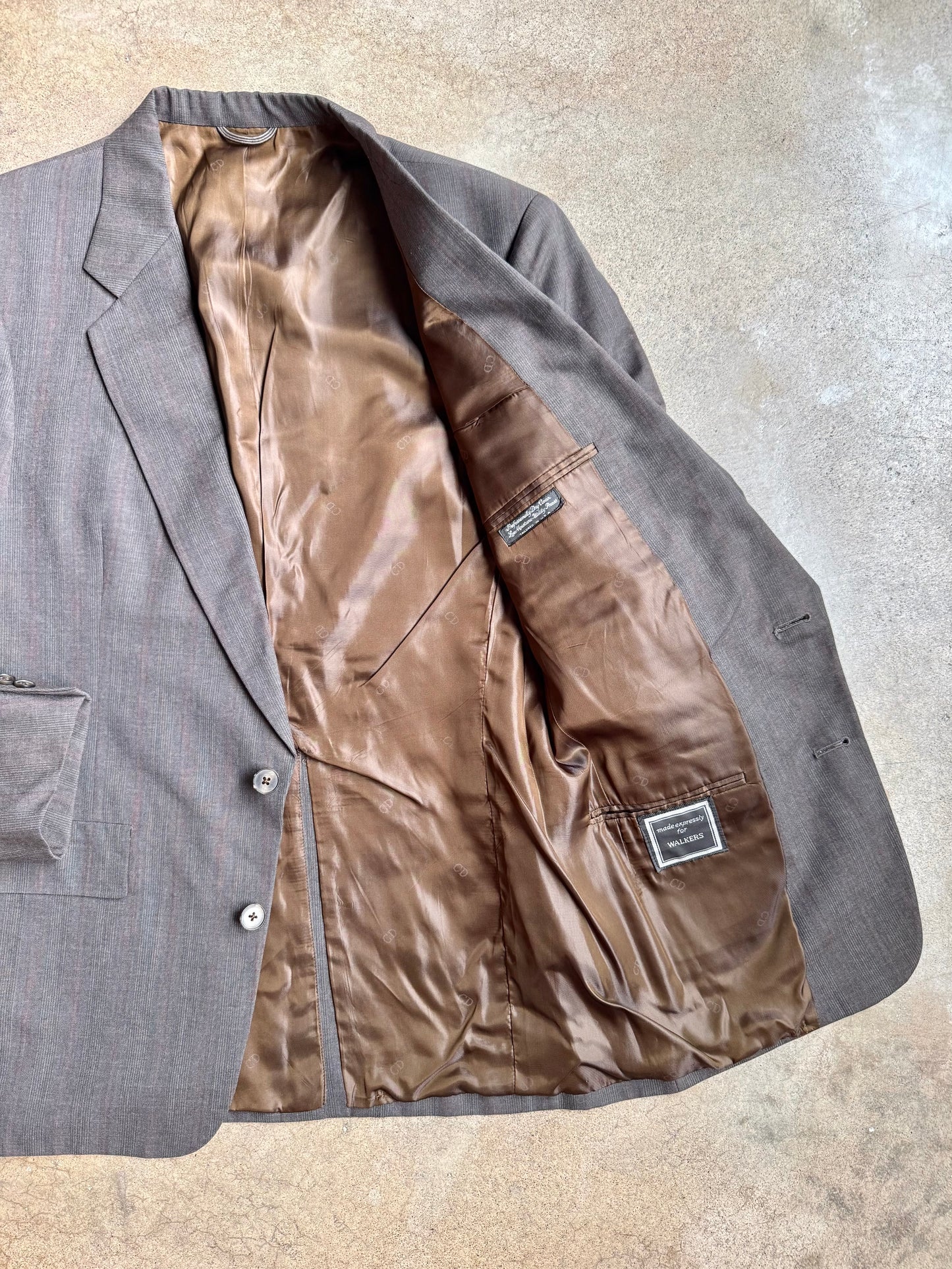 Vintage 1980s Christian Dior Brown Suit Jacket | 40