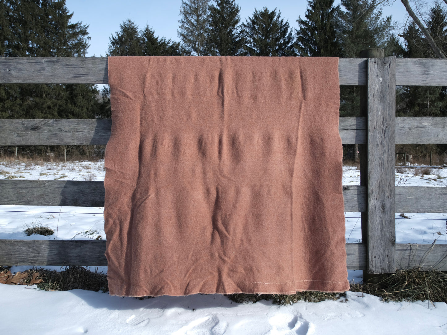 Vintage 1930s/40s Muted Wool Blanket