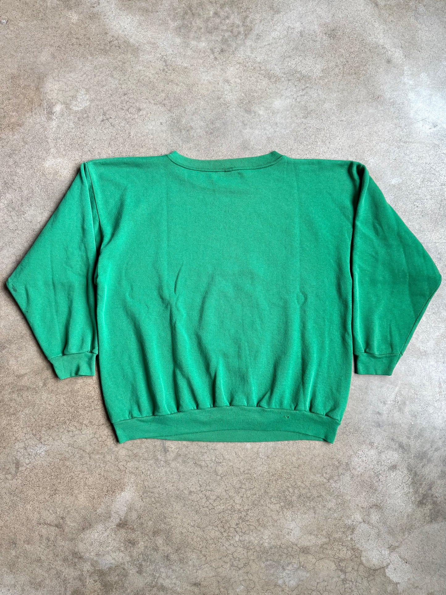 Vintage 1990s Boston Celtics Green Crewneck Sweatshirt | 2XL