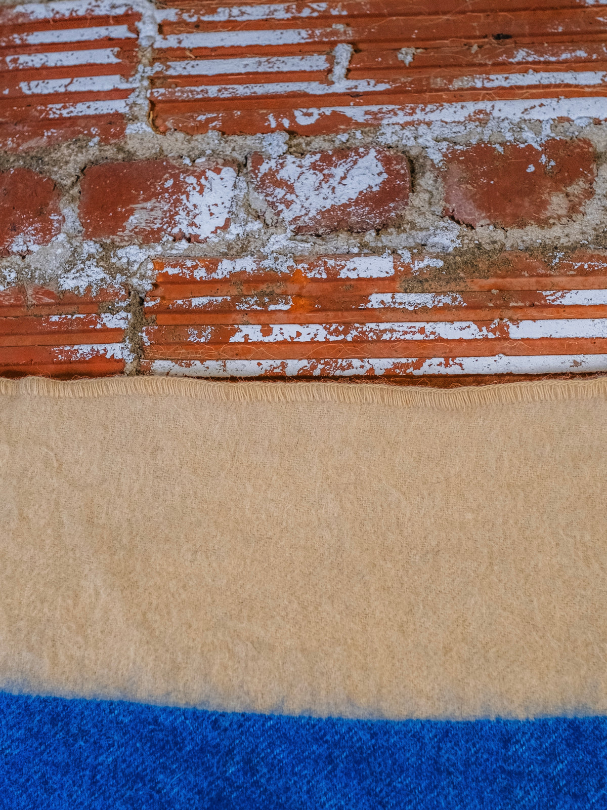 Vintage 1950s Hudson Bay Style Striped Wool Camp Blanket