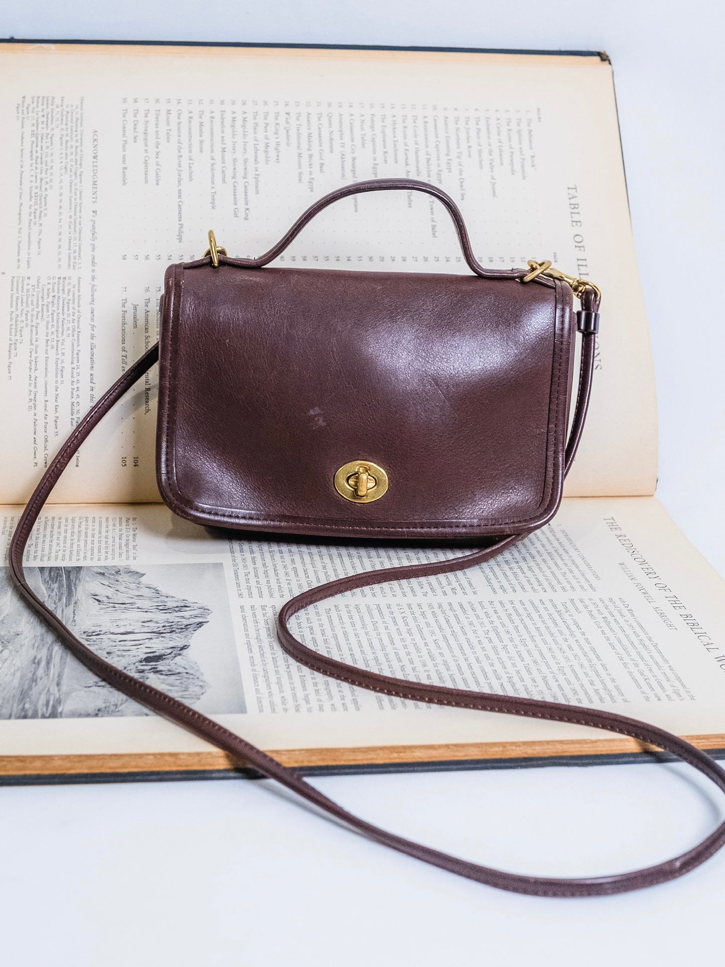 Vintage 1990s Coach Casino Bag | Style No. 9924 Mahogany