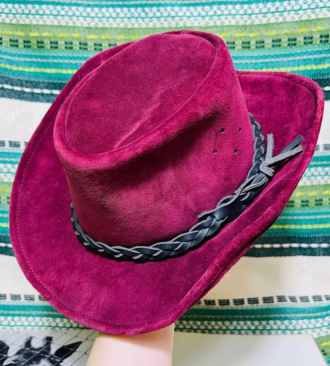 Vintage Walkabout Suede Leather Western Hat