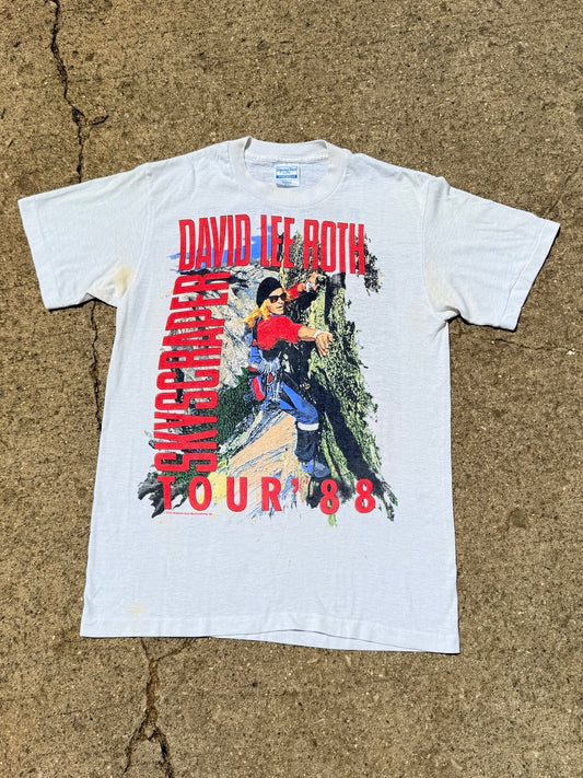 Vintage 1988 David Lee Roth Skyscraper Tour Tee | Medium