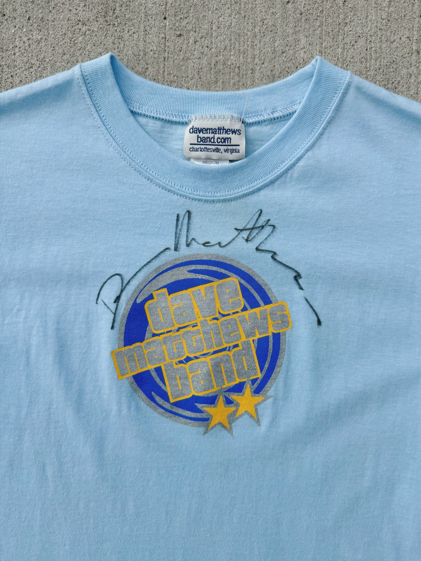 Authentic Signed 2000s Dave Matthews Band Tee | Medium