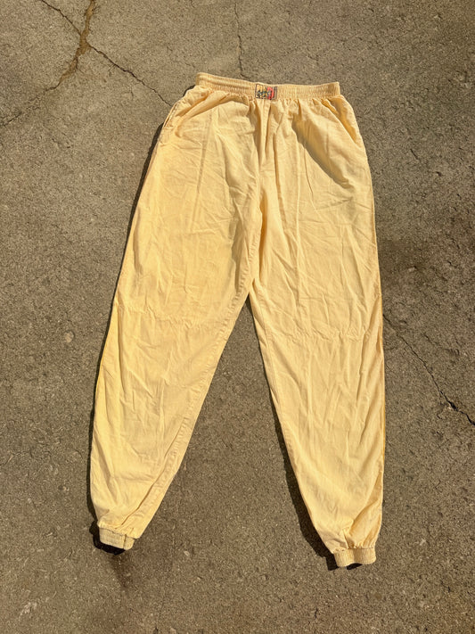 Vintage Converse "Chucks"  Yellow Cotton Joggers | XL