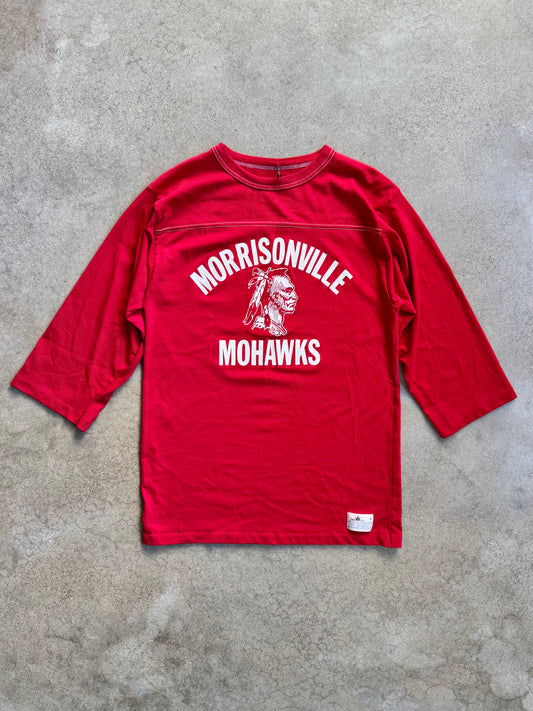 Vintage 1970s Morrisonville Mohawks Red Athletic Tee | Medium
