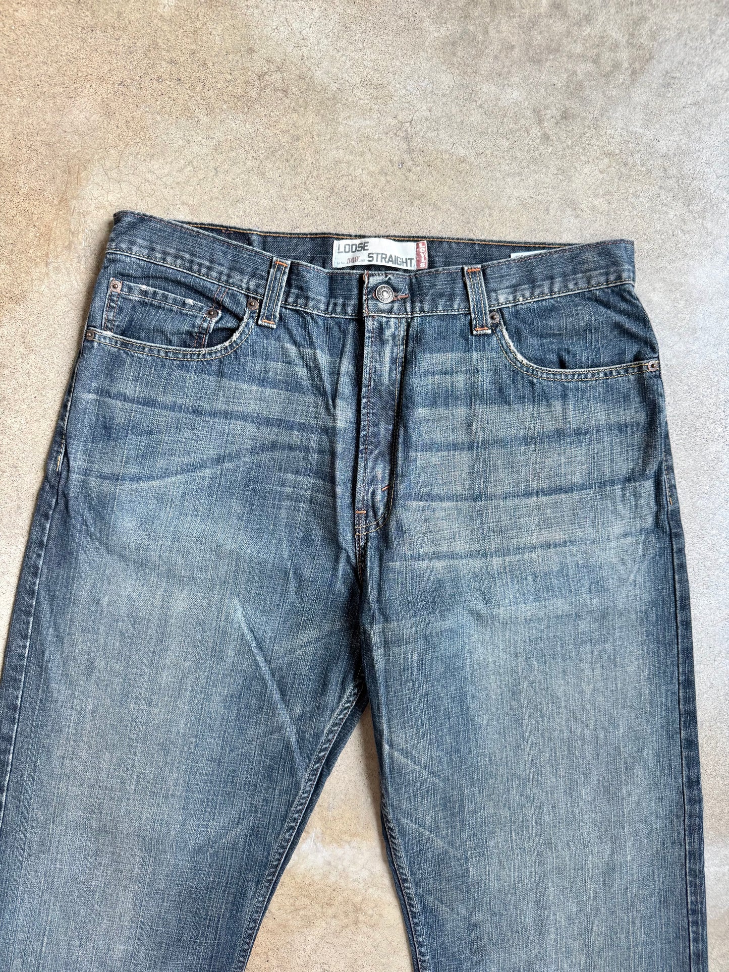 2000s Levi 569 Loose Straight Jeans | 36x32