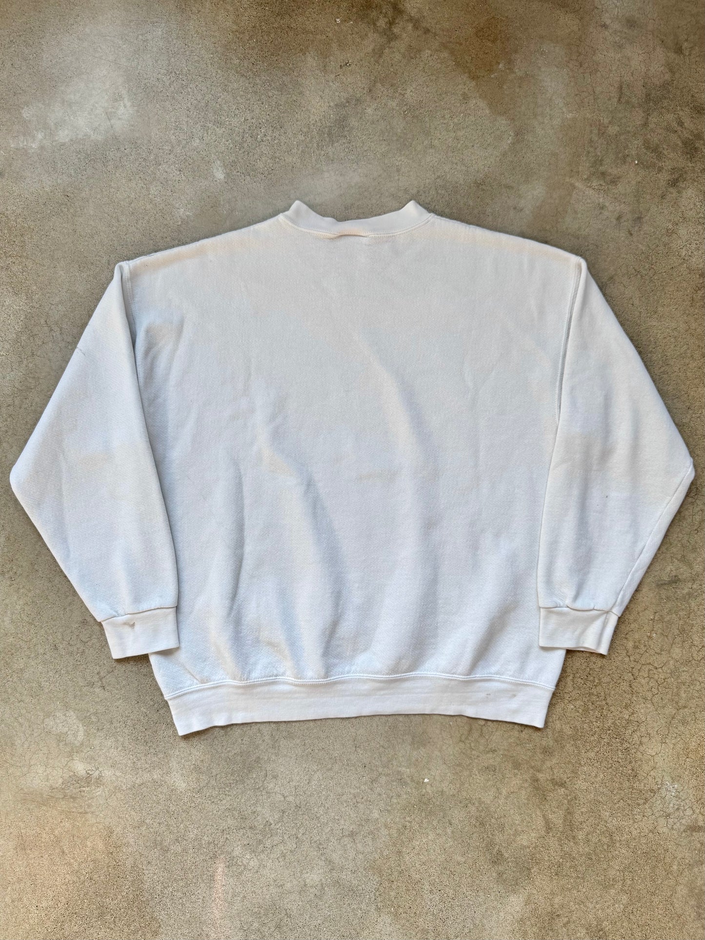 Vintage 1990s Hairy Lemon Saloon Paris Crewneck Sweatshirt | XL