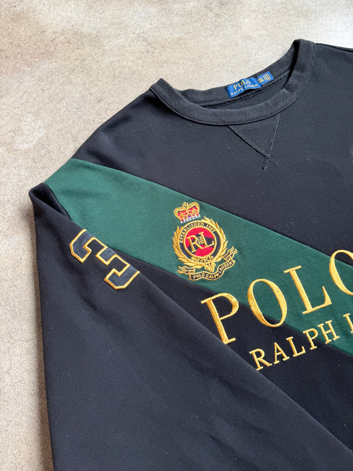 Polo Ralph Lauren Embroidered Crewneck Sweatshirt | 3XLT