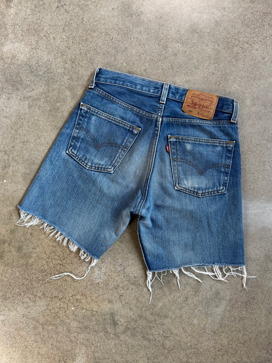 Vintage 1990s Levi’s 501 Cut-Off Denim Shorts | Waist 29”