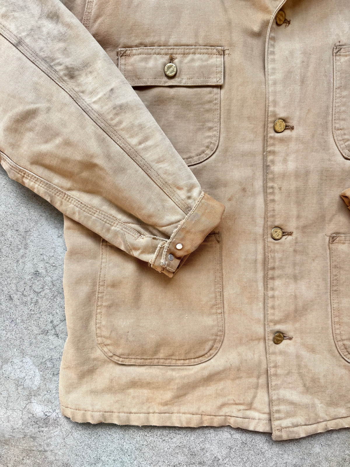 Vintage 1989 Carhartt “100 Years” Insulated Duck Canvas Hooded Chore Coat | Large