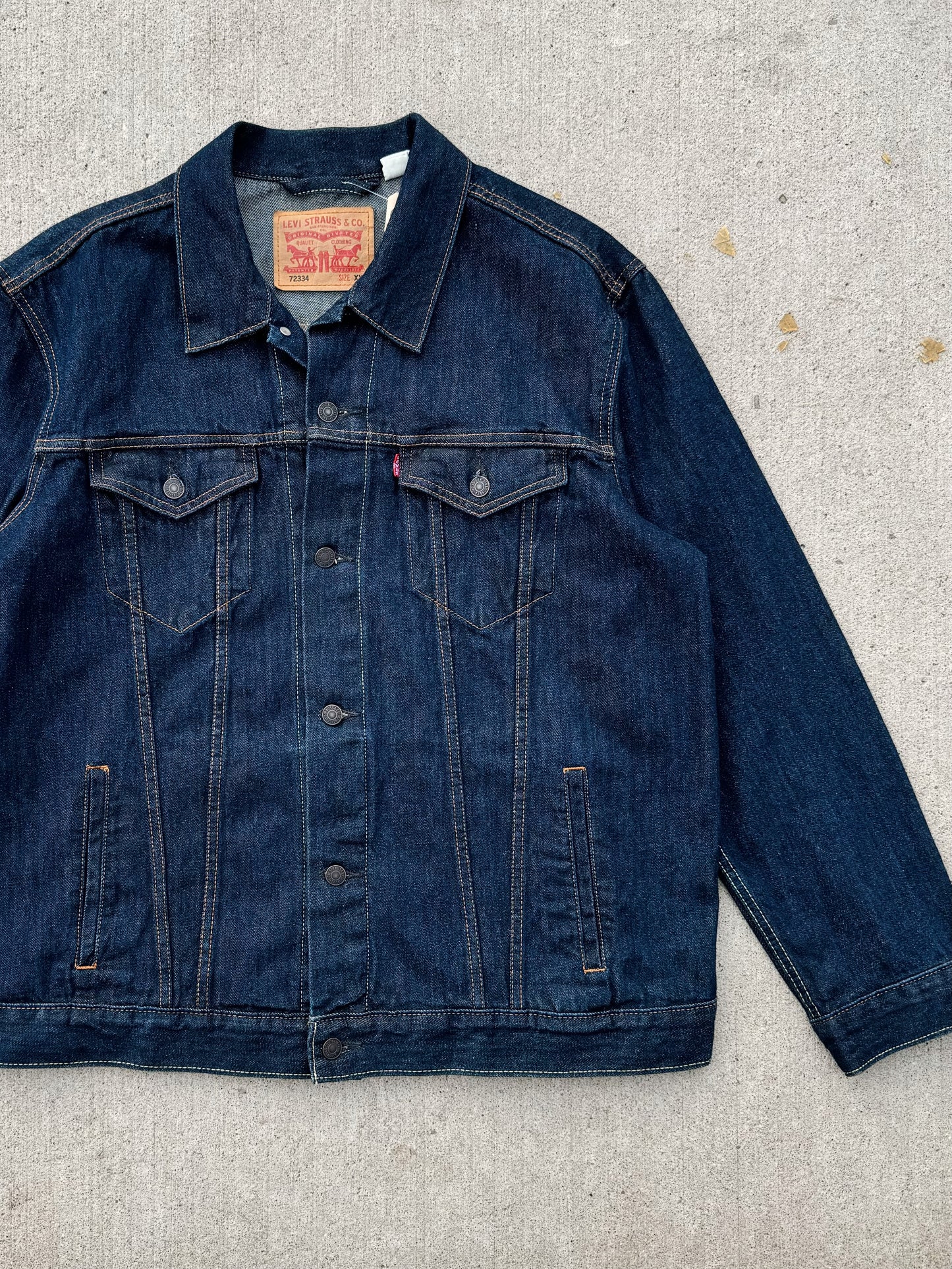 Levi’s Dark Wash Denim Trucker Jacket | XXL