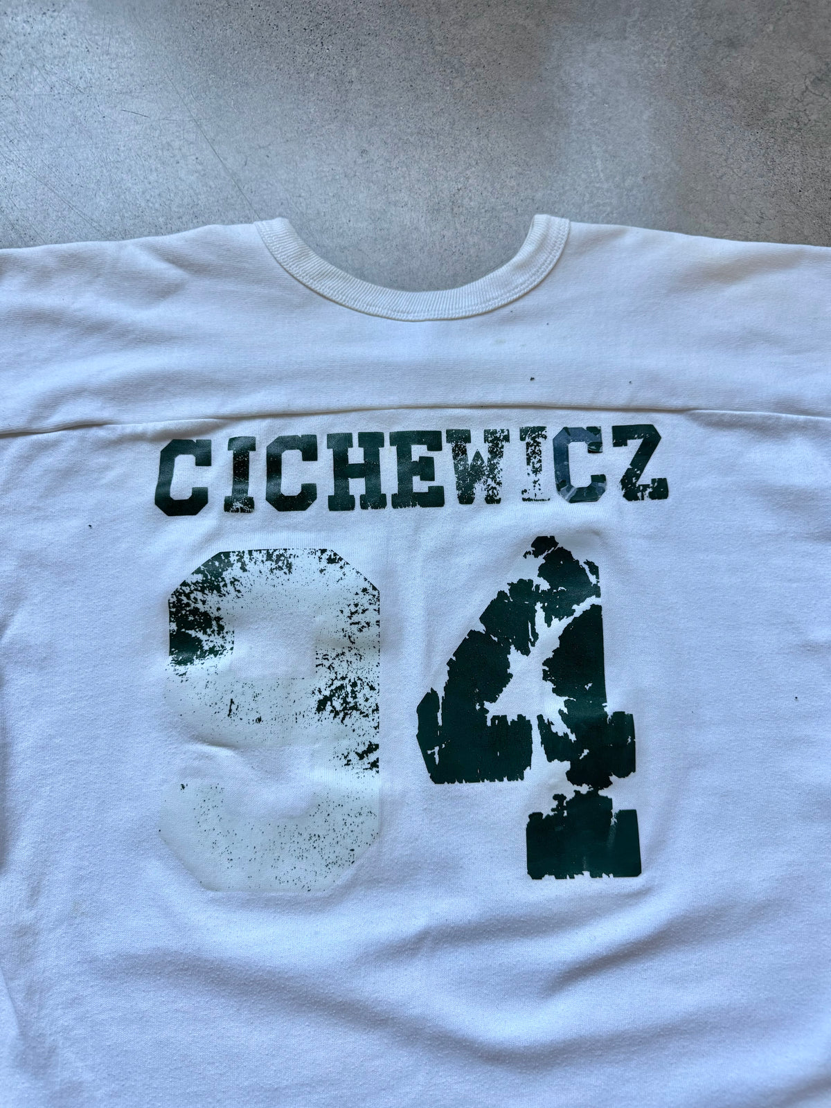 Vintage 1980s/90s Russell Athletic West Catholic Football Jersey Tee | XXL