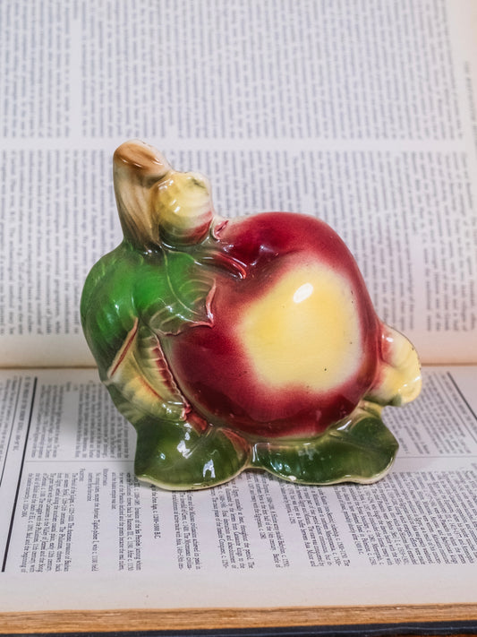 Vintage 1930s/40s Royal Copley Ceramic Apple Wall Pocket