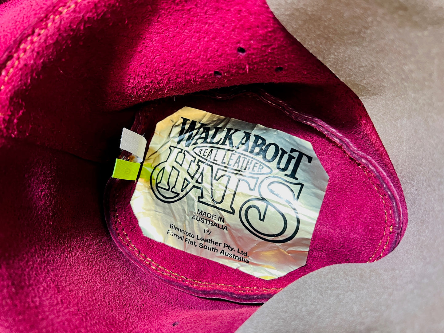 Vintage Walkabout Suede Leather Western Hat