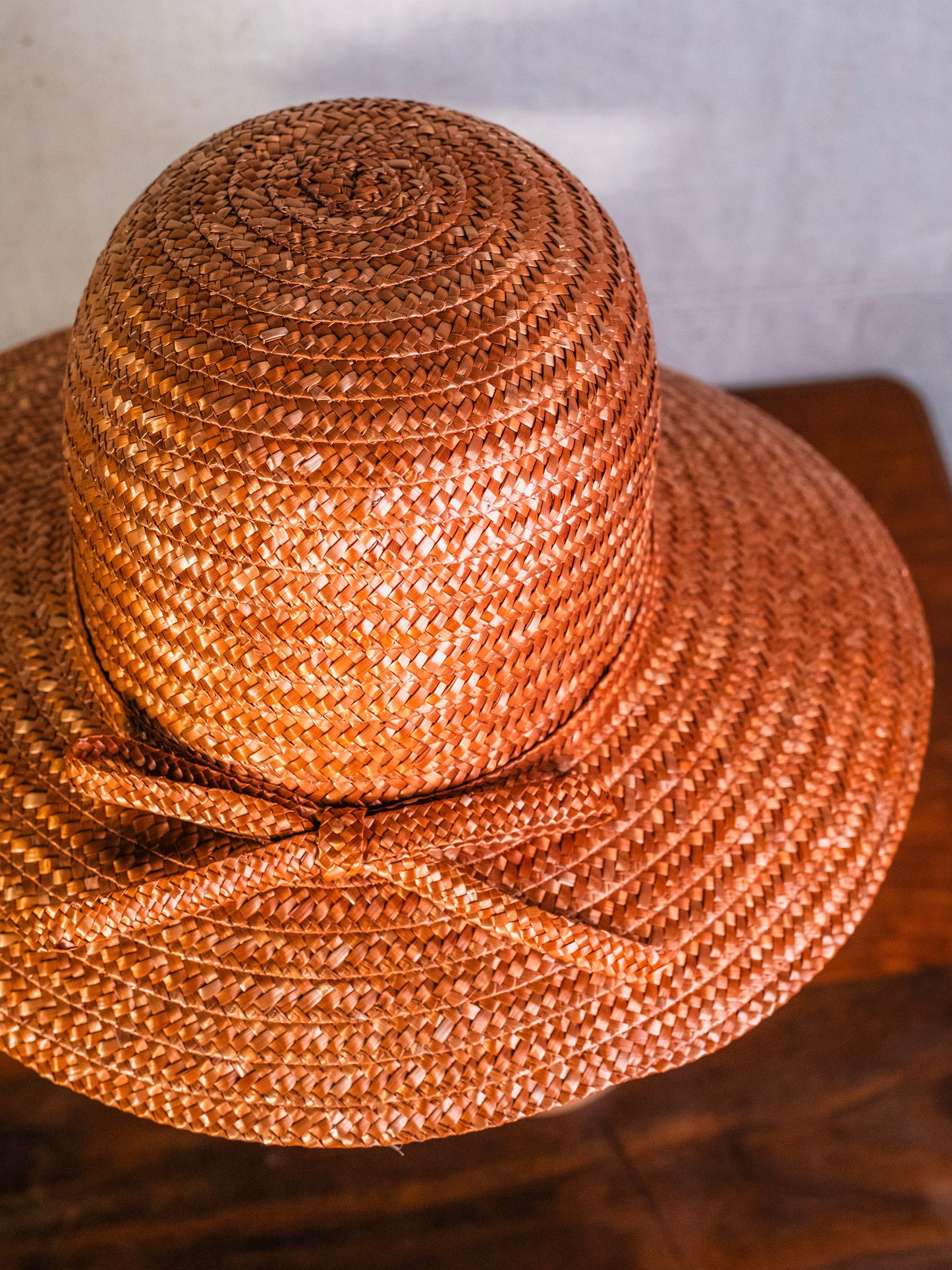 Vintage 1950s/60s Italian Made for Eaton’s Wide Brim Straw Sun Hat