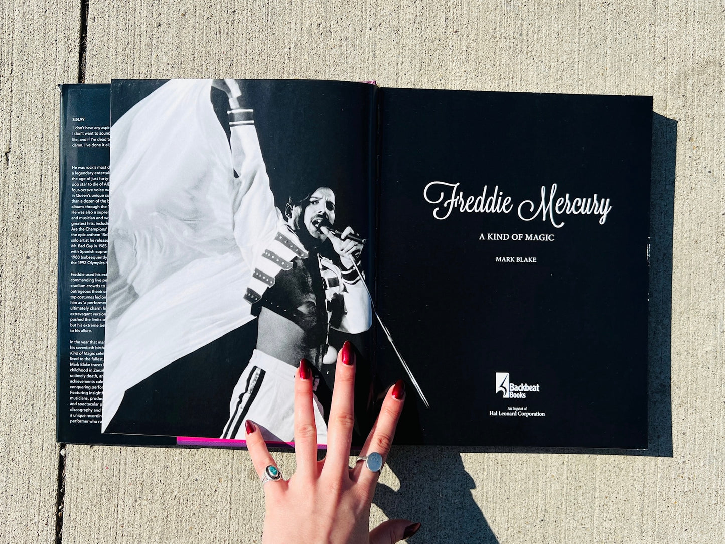 Freddie Mercury: A Kind of Magic Hardcover Book