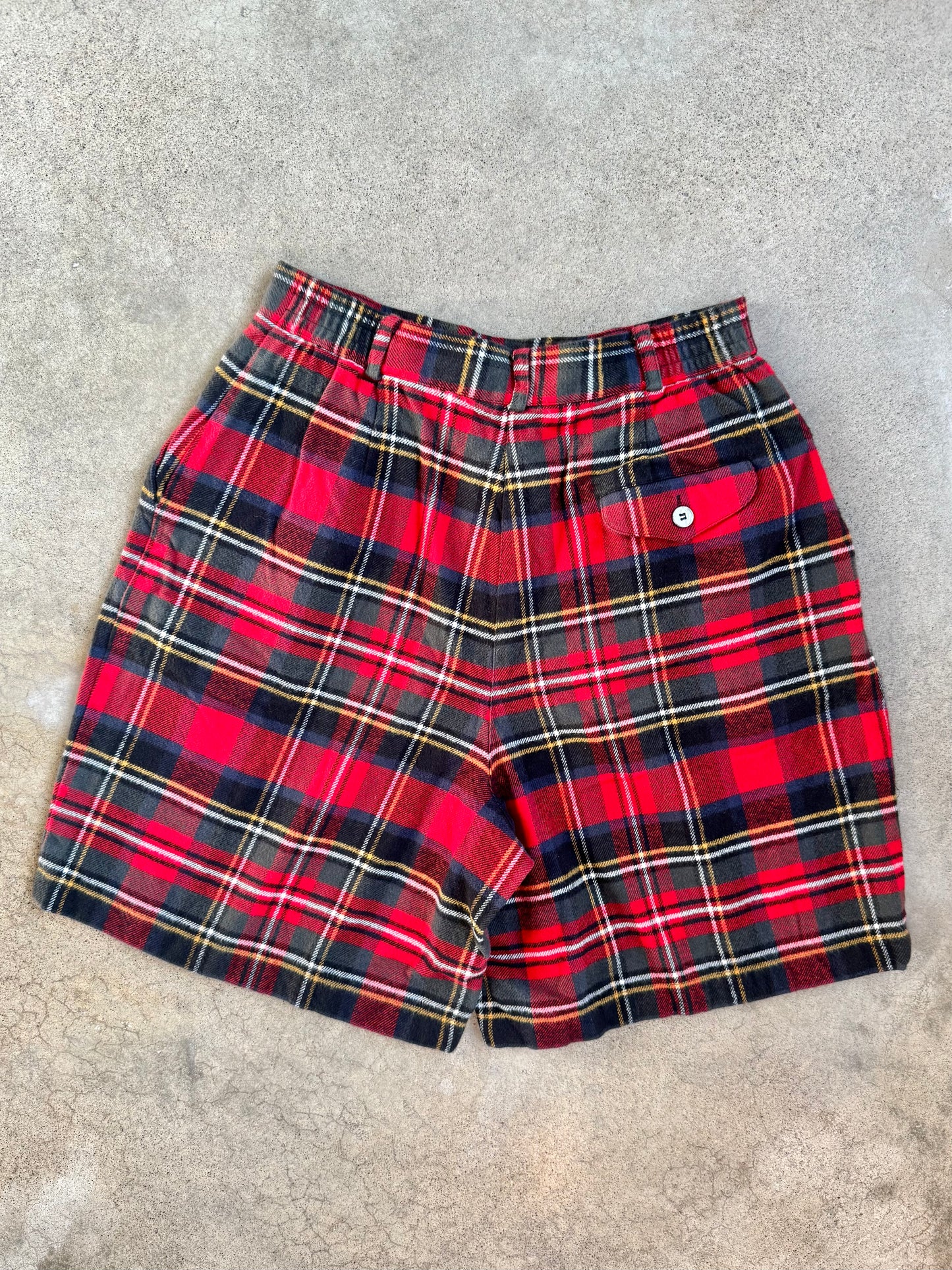 Vintage 1990s Picone Sport Tartan Plaid Two-Piece 100% Cotton Play Suit | Medium