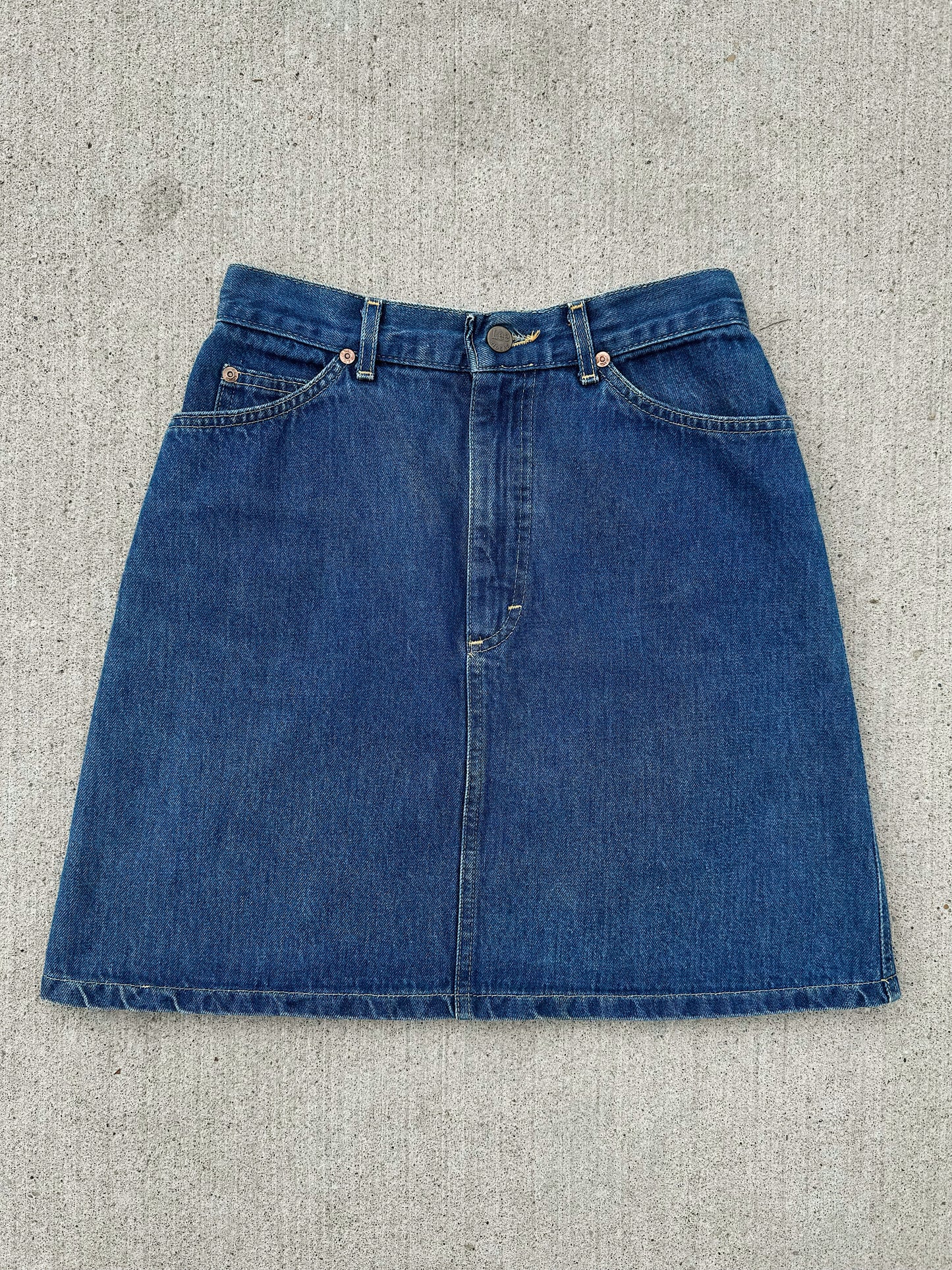 Vintage Lee Denim Mini Skirt