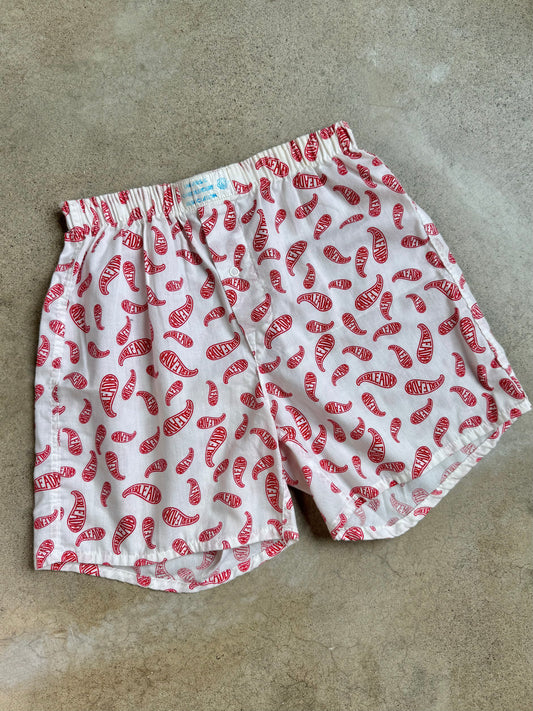 Vintage 1990s Universal Cheerleader Association Printed Boxer Shorts | Small
