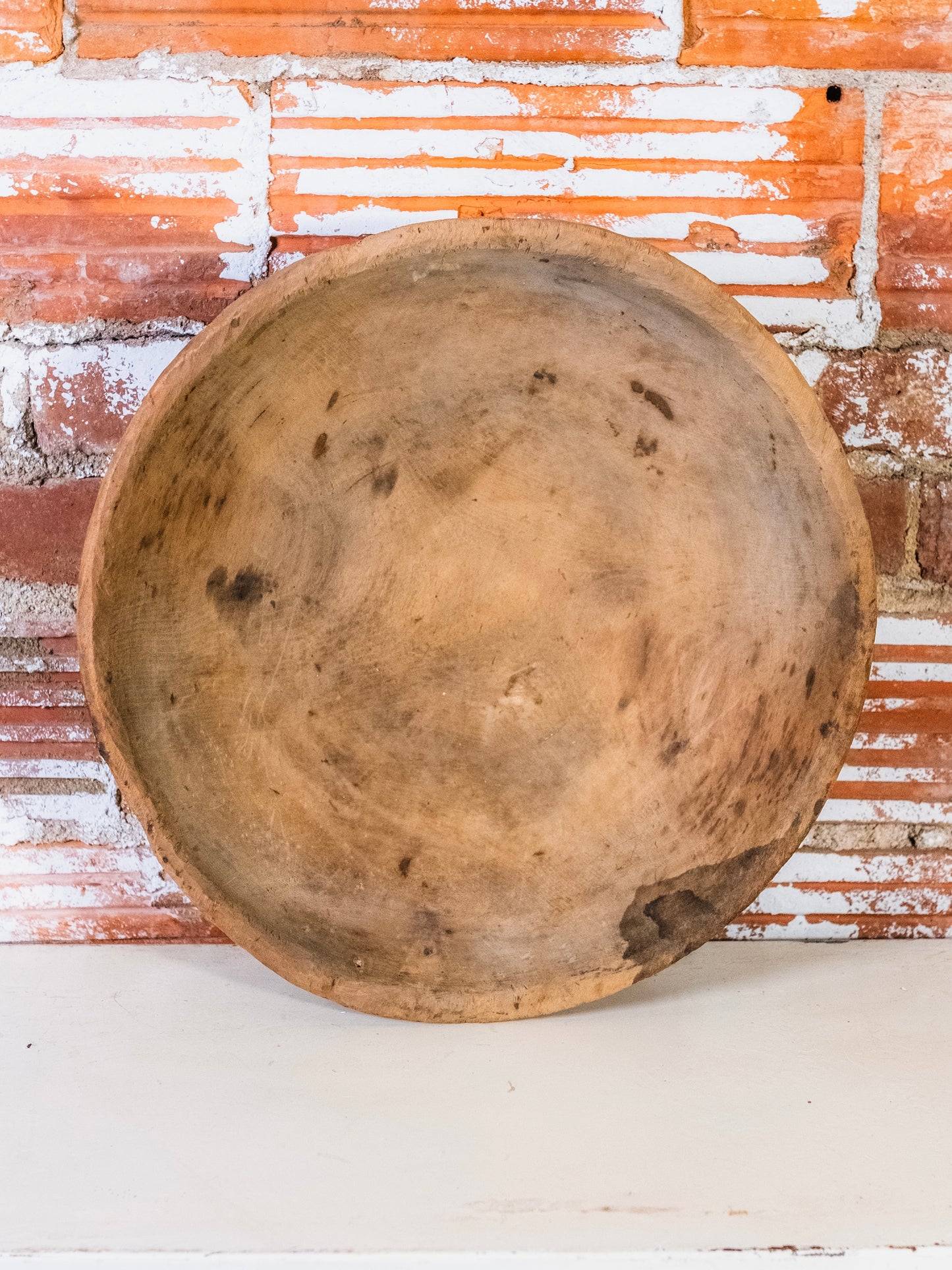 Antique Primitive Wooden Dough Bowl