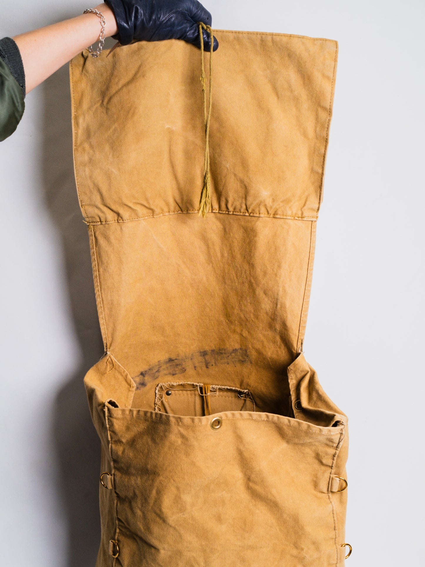 Vintage 1950s Boys Scouts Yucca Pack Canvas Backpack