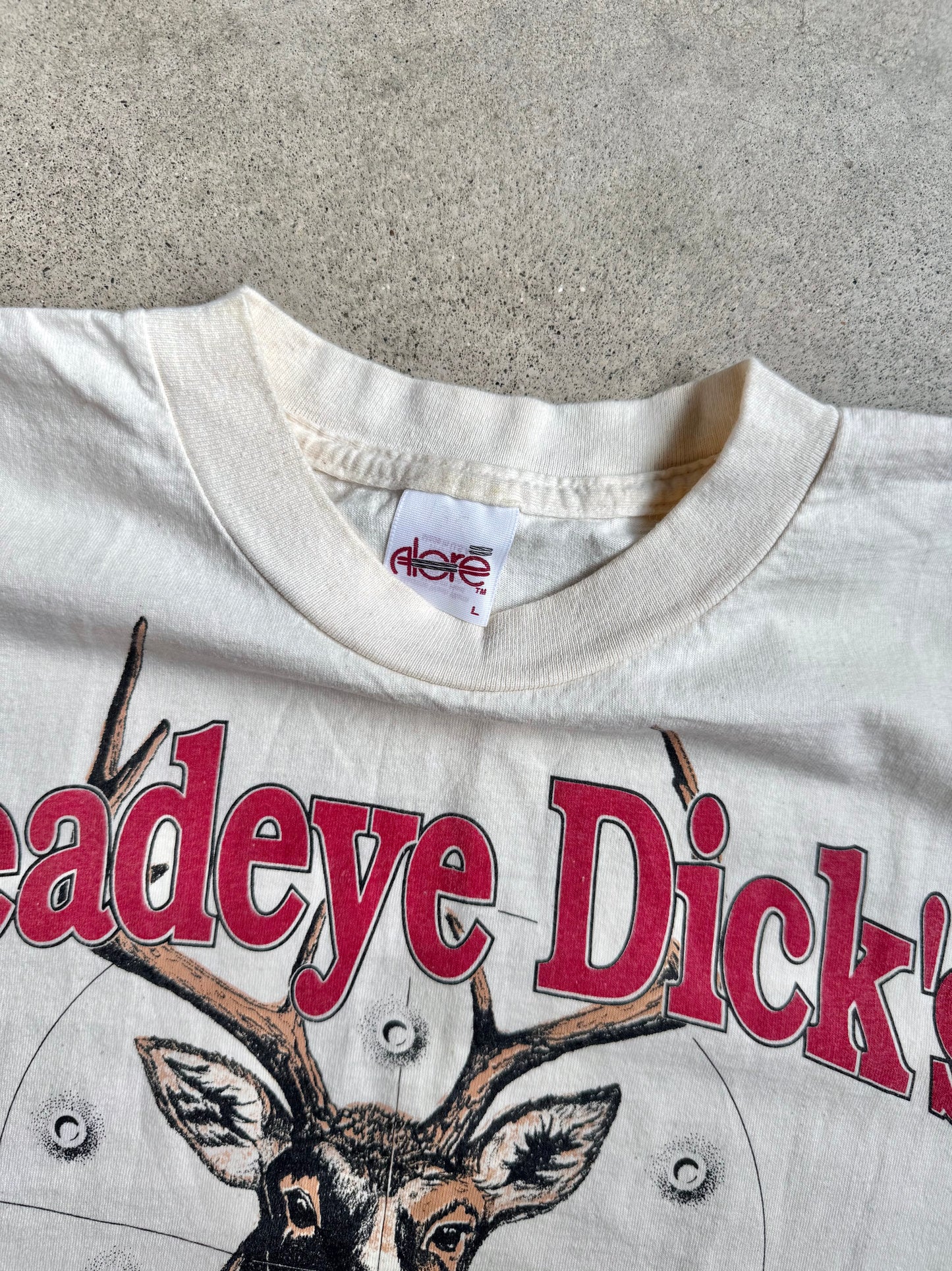 Vintage 1990s Deadeye Dick’s “Deers & Beers” Graphic Tee | Large