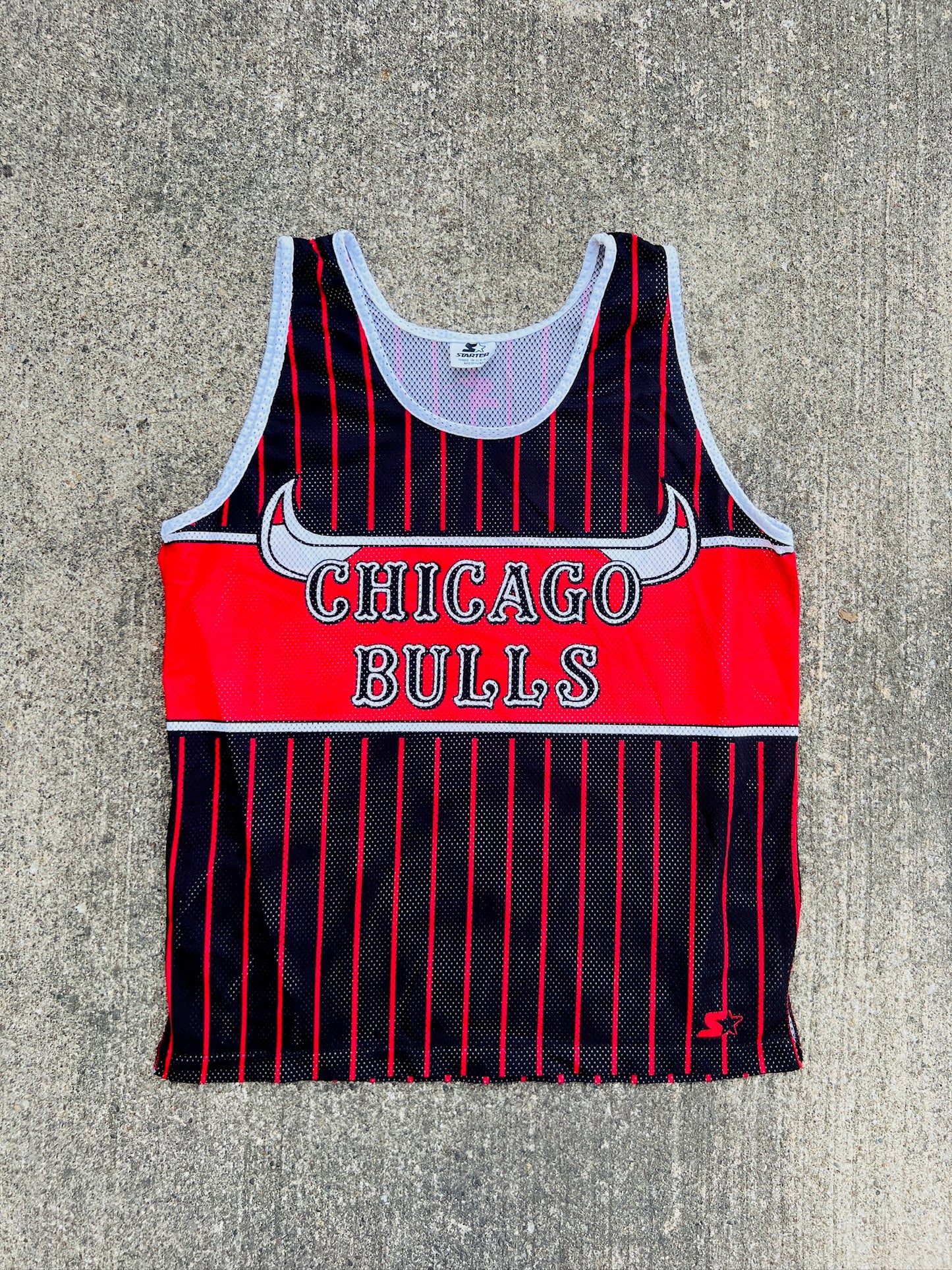 Vintage 1990s Starter Chicago Bulls Mesh Basketball Jersey