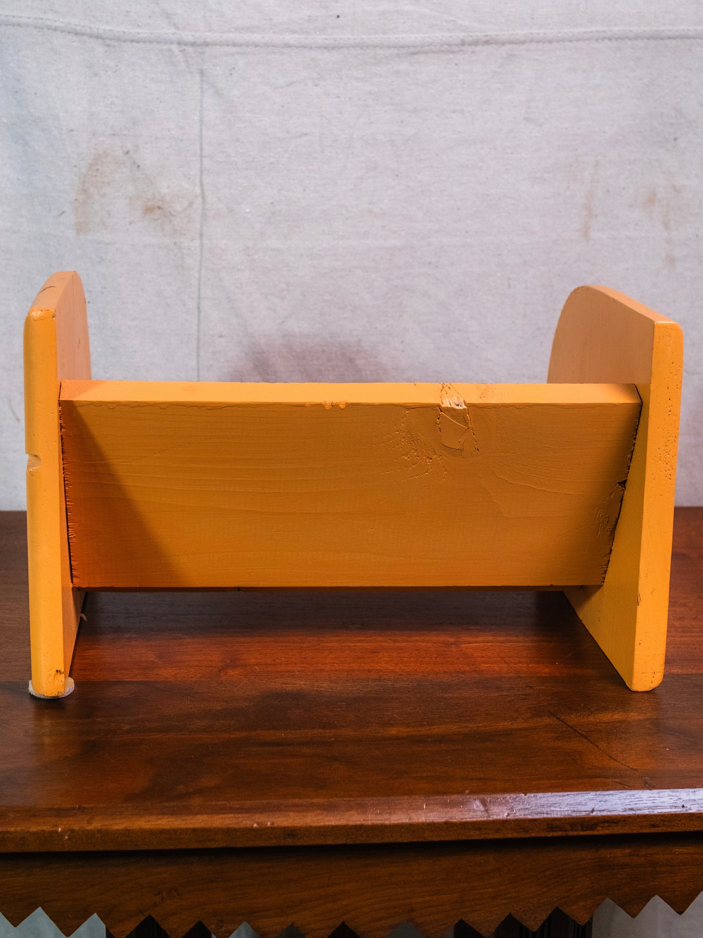 Vintage 1960s Wood Painted Tabletop Book Display