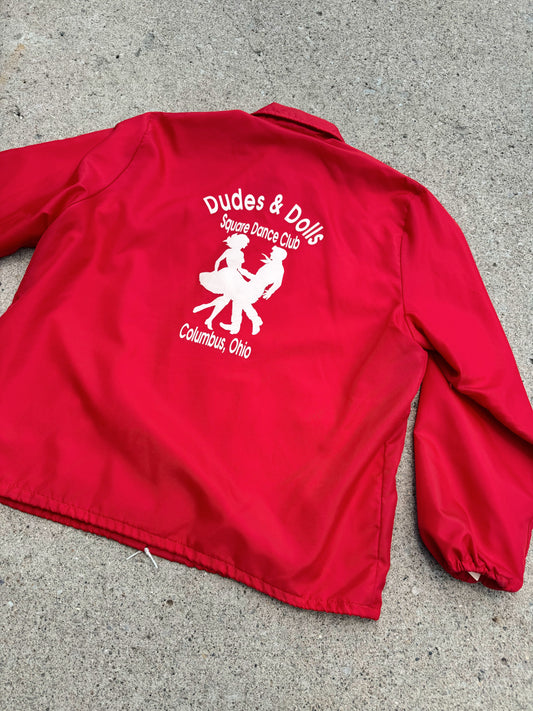 Vintage 1980s Dudes & Dolls Columbus Square Dance Club Jacket