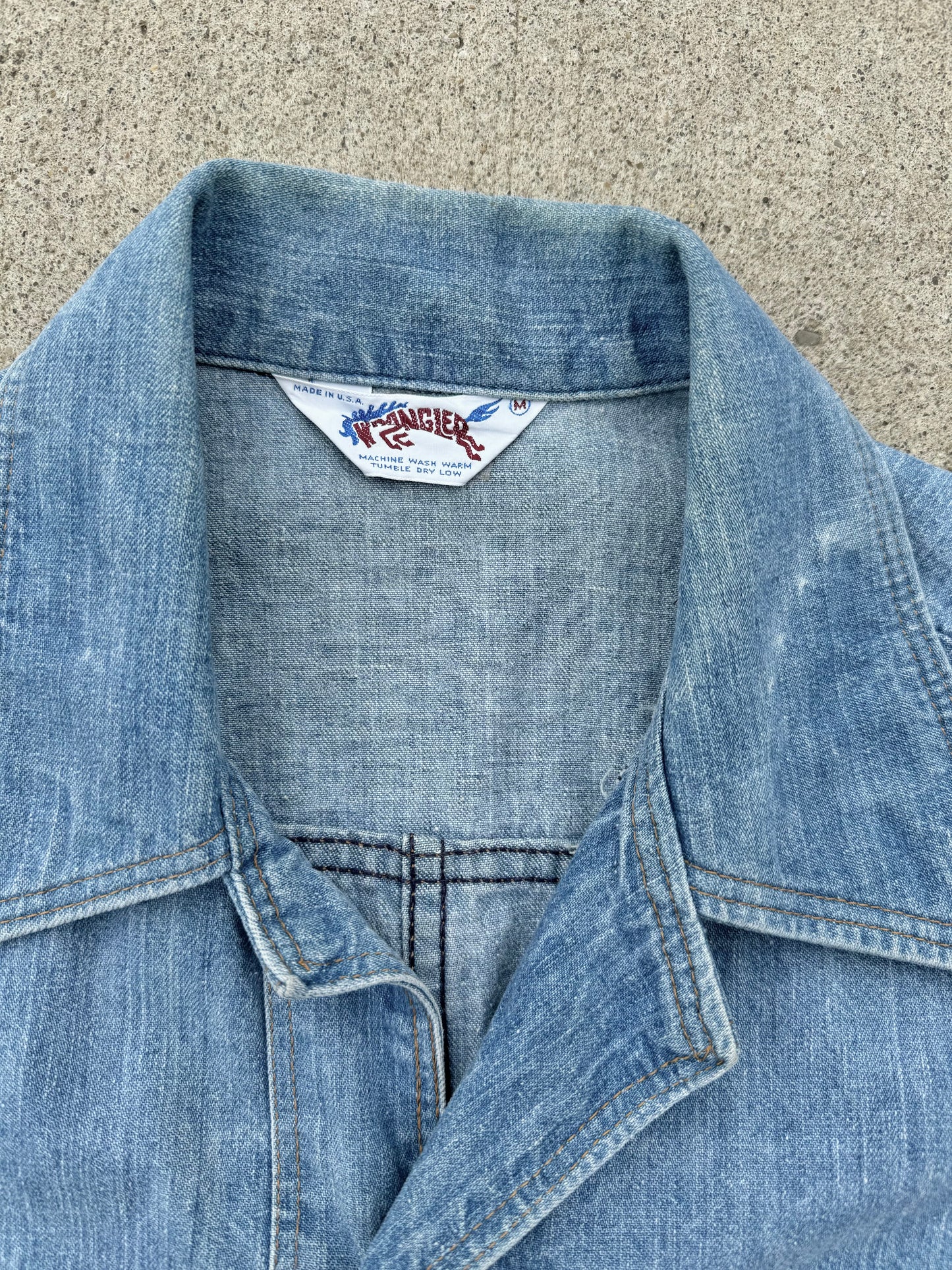 Vintage 1976 Wrangler Denim Chore Jacket | Medium