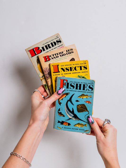 Vintage 1940s Golden Nature Guide Paperback Books | Set of 4