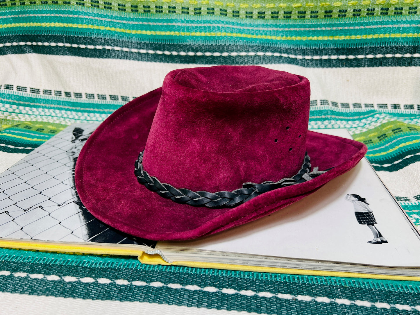 Vintage Walkabout Suede Leather Western Hat