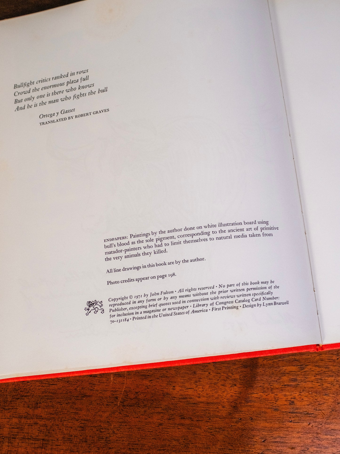 Bullfighting By John Fulton Book | Signed