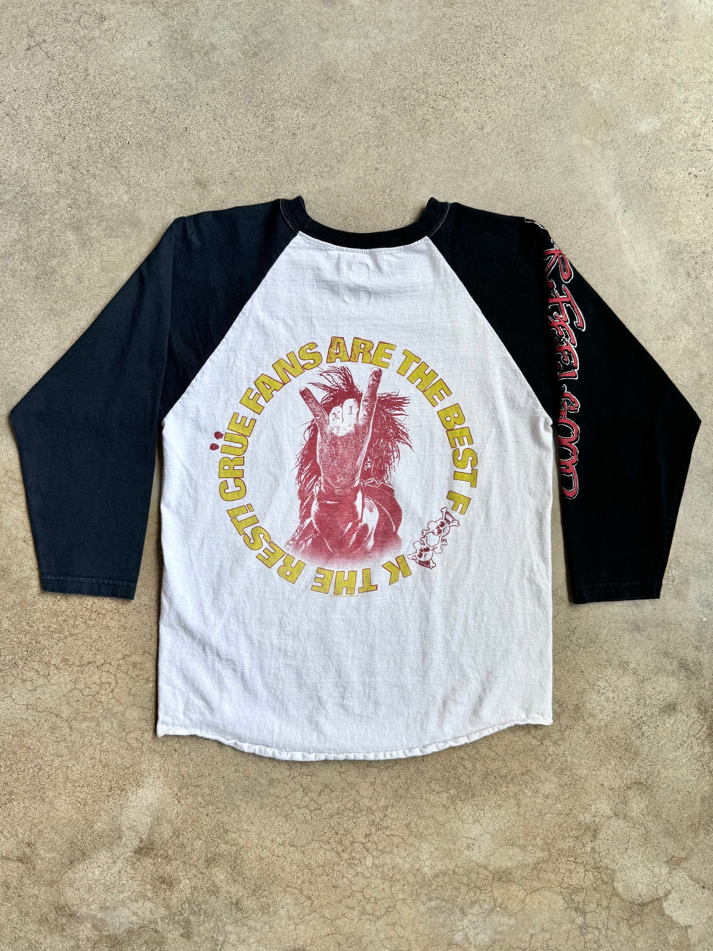 Vintage-Style Mötley Crüe Dr. Feelgood Raglan Tee | Small