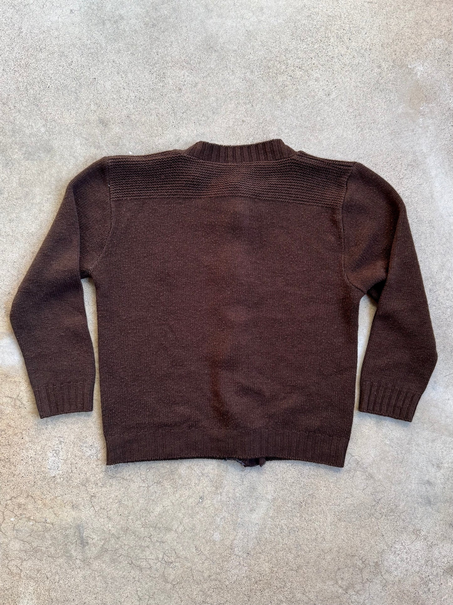 Vintage Girl Scouts Brownie Patch Cardigan | Youth M/L