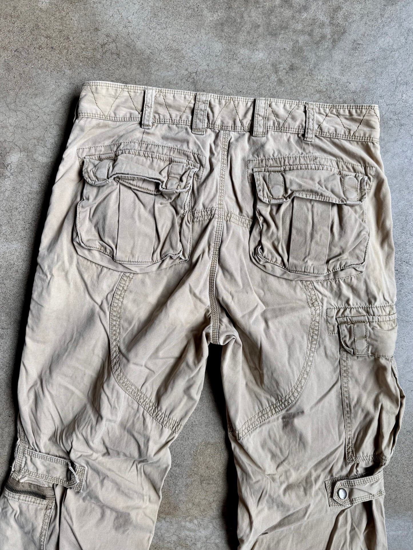 Vintage 1990s Polo Ralph Lauren Military-Style Paratrooper Cargo Pants | 33/30