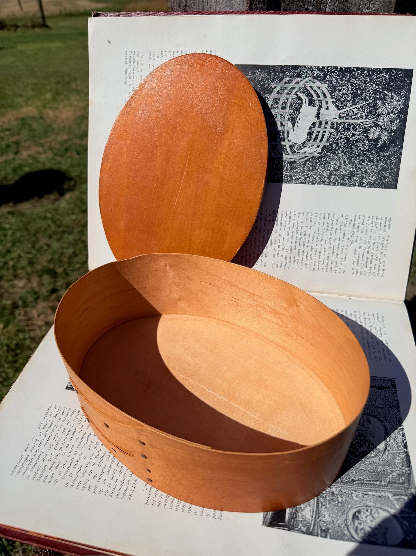 Vintage 1950s Bent Wood Oval Shaker Box Set