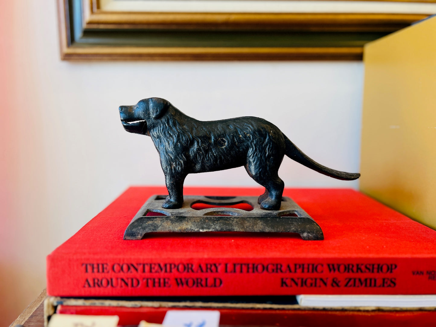 Antique Cast Iron Dog Nutcracker