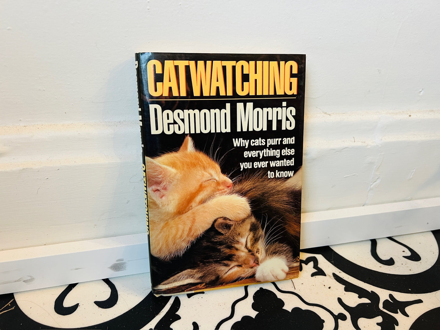 Vintage Catwatching Hardcover Book