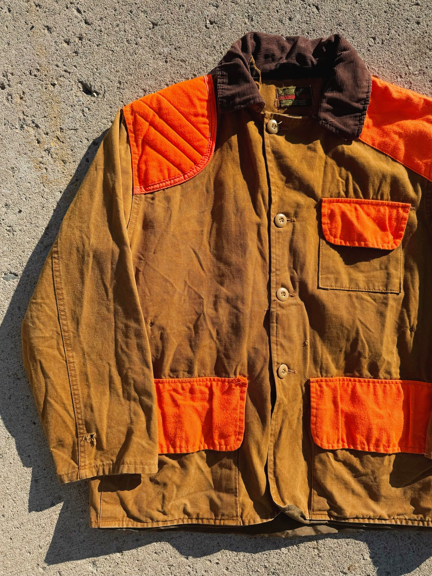 Vintage 1960s Stream & Field Canvas Hunting Jacket | XL