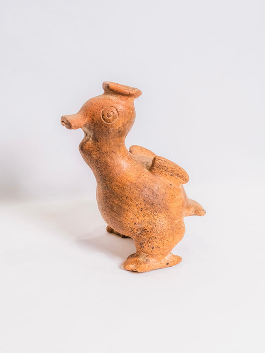 Vintage 1950s Primitive Mexican Folk Art Colima Duck Vase