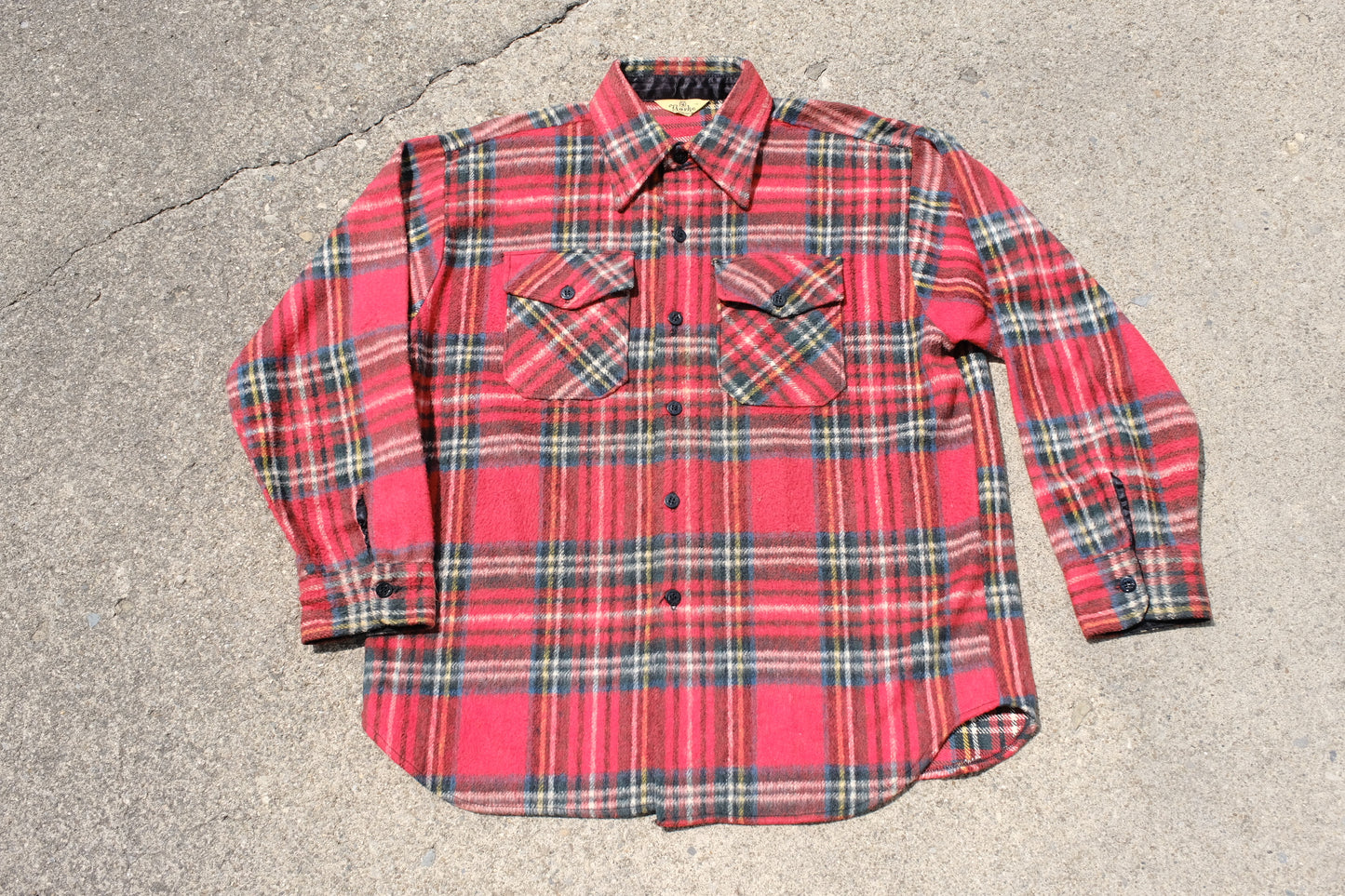 Yorke Sportswear Red Plaid Heavyweight Flannel