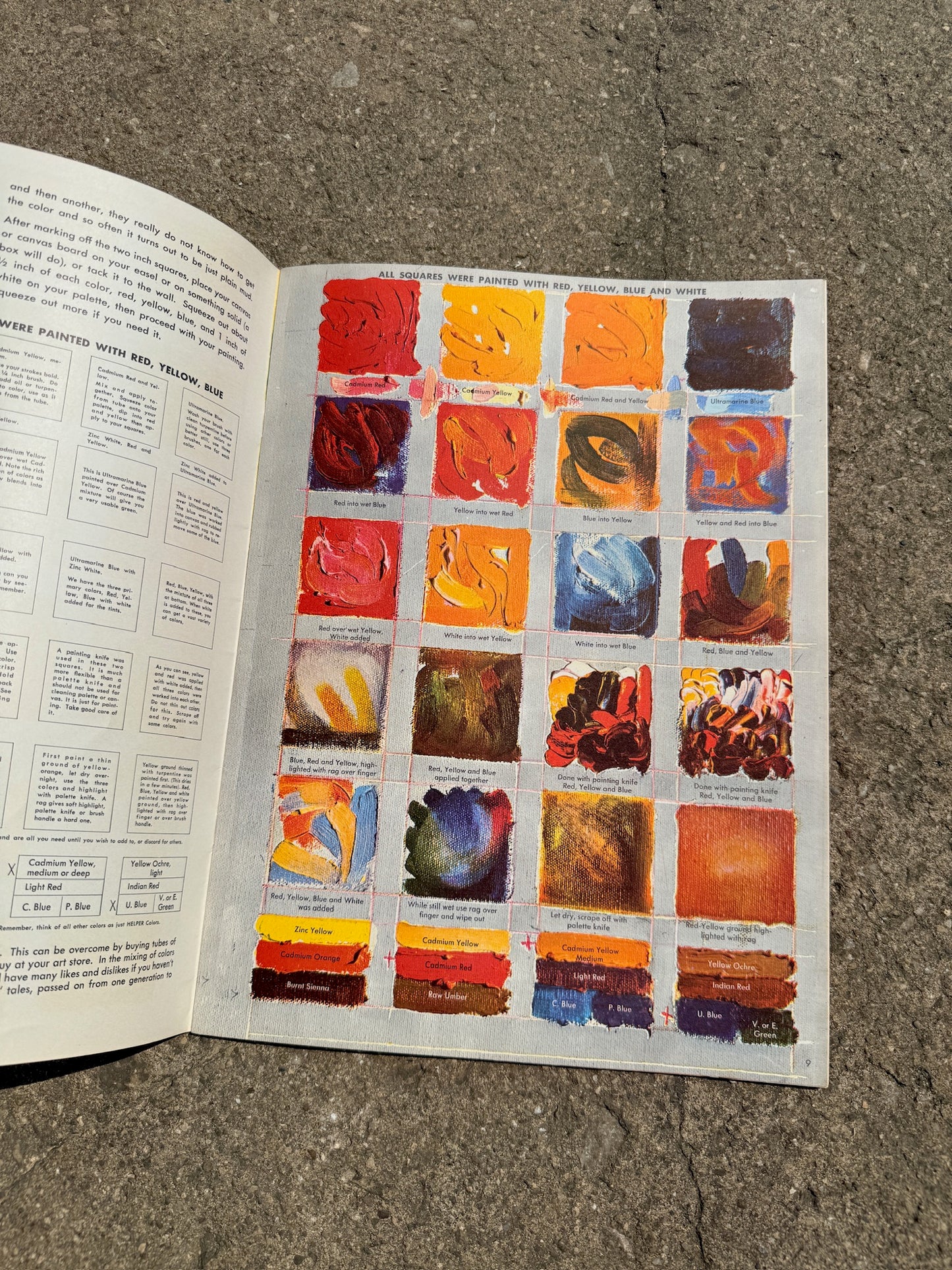 Vintage How to Mix Colors Book