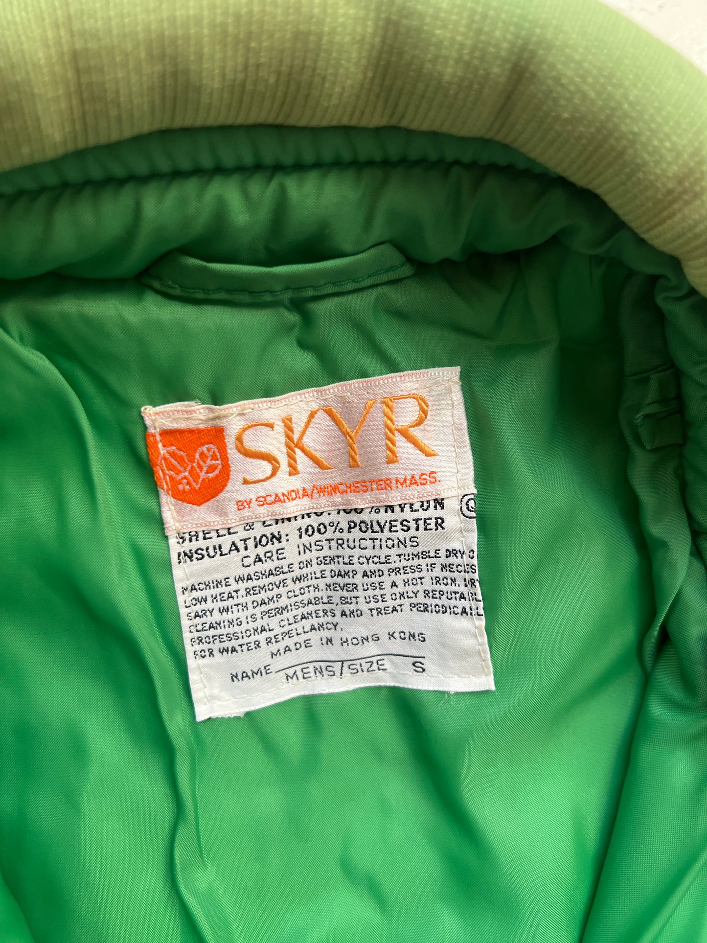 Vintage SKYR Green 3-Piece Ski Suit | Small