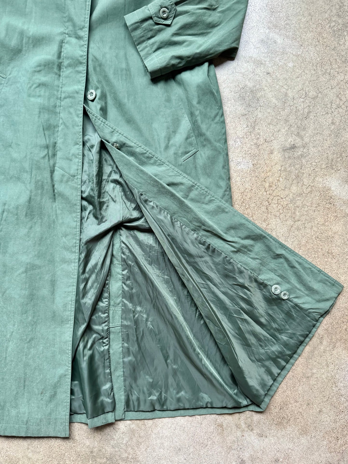 Vintage 1980s/90s Jones New York Forest Green Car Coat | Large