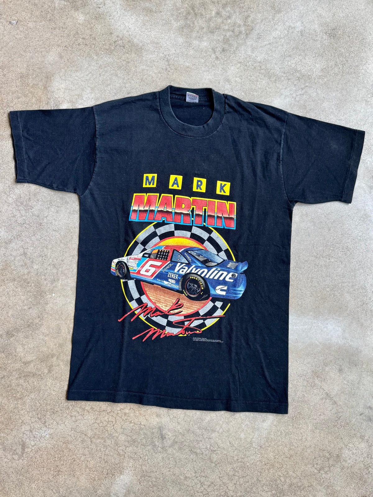 Vintage 1995 Mark Martin Valvoline Roush Racing Tee | Large