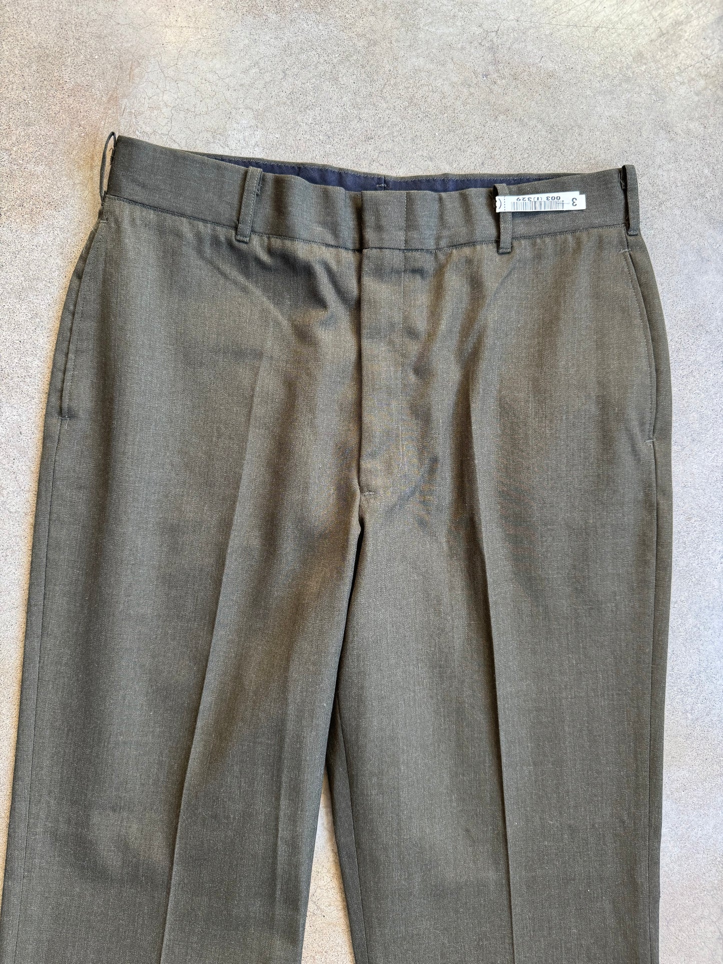 Vintage 1980s U.S. Marine Corps. Military Issue Wool Two-Piece Dress Suit | 37L