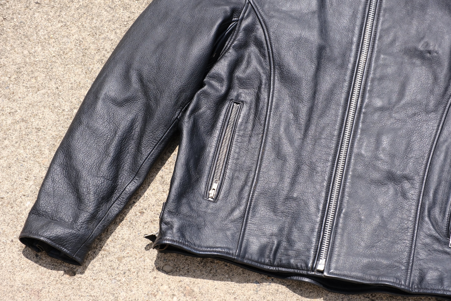 Vintage FMC Leather Racing Jacket | Black